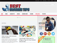 Tablet Screenshot of bestbloggertips.com